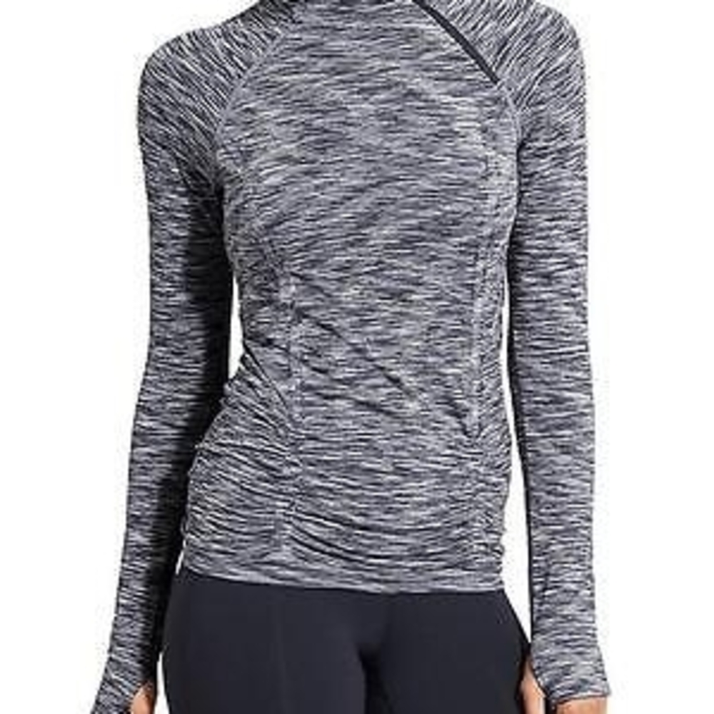Athleta Fast Track Asymmetric Half Zip Pullover